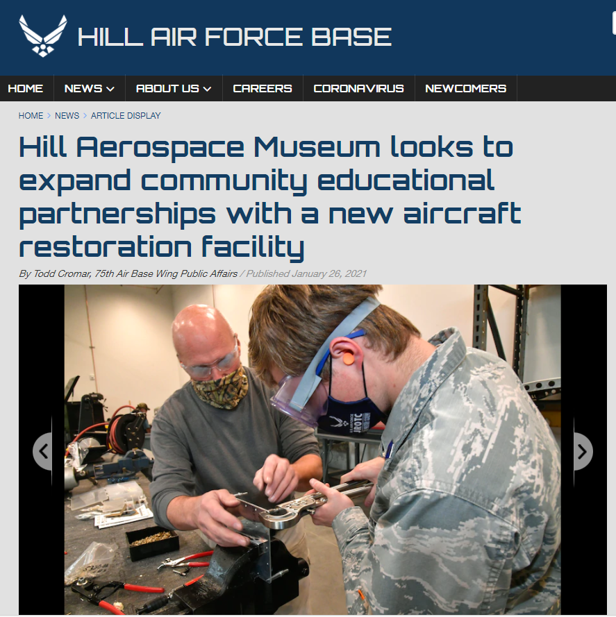 New Hill Aerospace Museum Building Provides Space for Aircraft Restoration