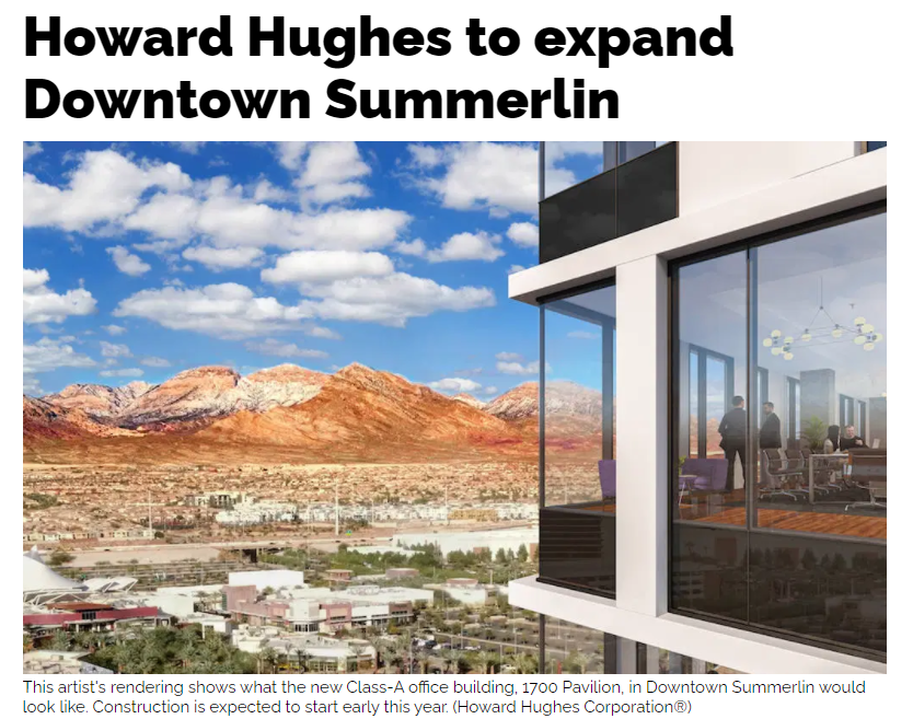 Luxury Apartments Announced in Summerlin, Nevada